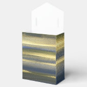 Gold Blue Lines Tent Geschenk Wrappi9ng Geschenkschachtel