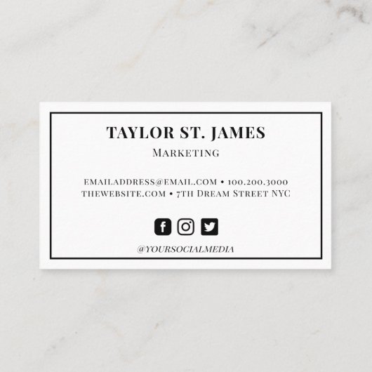 Gold Blue Painting Spritzer Visitenkarte (Rückseite)