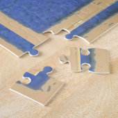 Gold Blue Star von David Art Panel Puzzle (Seite)