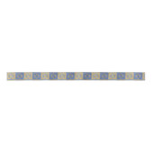 Gold Blue Star von David Art Panels Satinband (Vorderseite)
