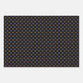 Gold Blue und Gold Apiary Queen Bee Geschenkpapier Set (Vorderseite 3)