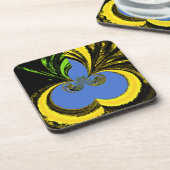 Gold Blue Untersetzer (Linke Seite)