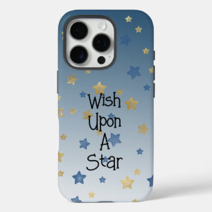 Gold Blue wünscht sich nach einem Star iPhone 16 Pro Hülle