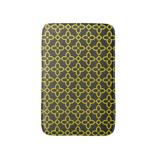 Gold-Blume Badematte (Vorderseite Vertikal)