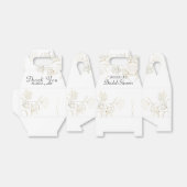 Gold Blume Brautparty Fevor Box Geschenkschachtel (Ungefaltet)