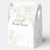 Gold Blume Brautparty Fevor Box Geschenkschachtel (Geöffnet)