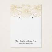 Gold-Blume erhalten Grafikkarten (Vorderseite)