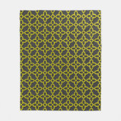 Gold-Blume Fleecedecke (Vorderseite)