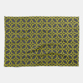 Gold-Blume Geschirrtuch (Horizontal)