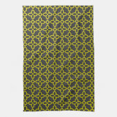 Gold-Blume Geschirrtuch (Vertikal)