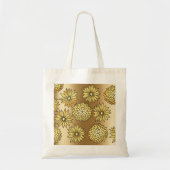 Gold-Blume Tragetasche (Vorne)