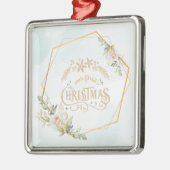 Gold, Blumengestelle Verheiratet Ornament Aus Metall (Links)