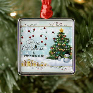 Gold, Blumengestelle Weihnachten Verheiratete Meta Ornament Aus Metall