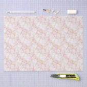 Gold Blush Pink Rose Petals Floral Wedding Seidenpapier (Handwerk)