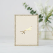 Gold Board Skateboard Kinder Postkarte (Stehend Vorderseite)