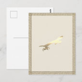 Gold Board Skateboard Kinder Postkarte (Vorne/Hinten)