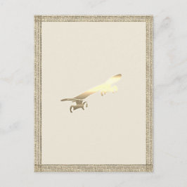 Gold Board Skateboard Kinder Postkarte