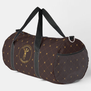 Gold-Bodybuilding und Kraftarbeit Duffle Bag