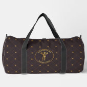 Gold-Bodybuilding und Power-Header-Duffle Duffle Bag (Vorderseite)