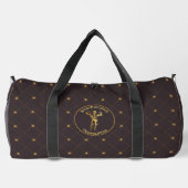 Gold-Bodybuilding und Power-Header-Duffle Duffle Bag (Rückseite)