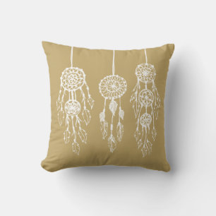 Gold Bohemisch Dreamcatchers Kissen