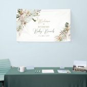 Gold Boho/Bohemisch Baby Brunch Willkommen Banner (Messeveranstaltung)