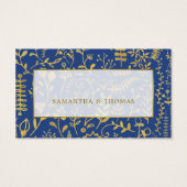 Gold Boho, Floral Diaper Raffle Ticket (Rückseite)