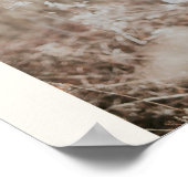 Gold Boho Minimalistisch Arch Foto Abschluss Poster (Ecke)