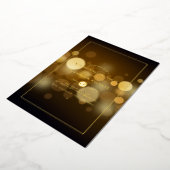 Gold Bokeh Junggeselinnen-Abschied Einladung (Gedreht)