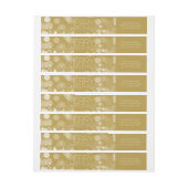 Gold Bokeh Moderne frohe Weihnachten (Bogen)