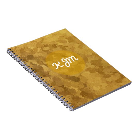 Gold Bokeh Notizblock (Rechte Seite)