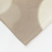 Gold Bokeh Party Lights Fleecedecke (Ecke)