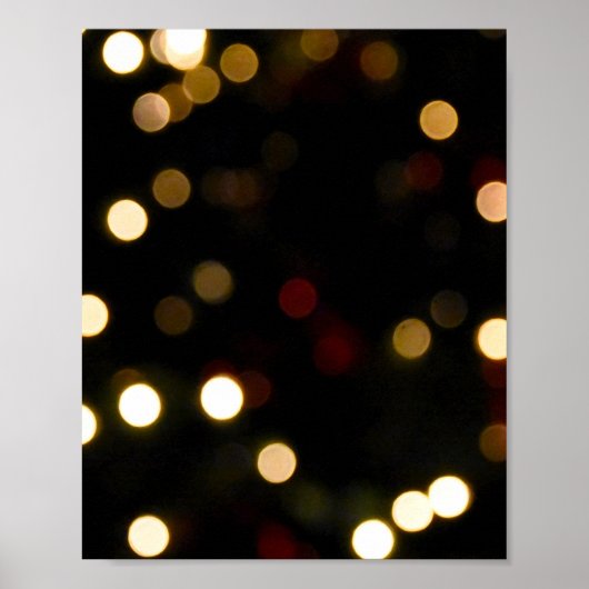 Gold Bokeh Poster (Vorne)