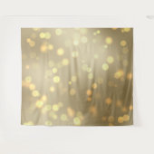 Gold Bokeh Tapestry Wandteppich (Vorderseite (Horizontal))