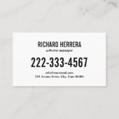 Gold Bonsai Gartenanlage Landschaftsgärten Visitenkarte (Rückseite)