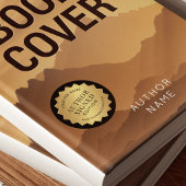 Gold Book Signing Sticker für Autor signed Edition