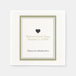 Gold Border Elegance Serviette