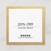 Gold Border Multipurpose Social Media Coupon