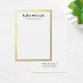 Gold Border Necklass Armband Display Card (Schreibtisch)