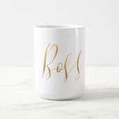 Gold Boss Kaffeetasse (Mittel)