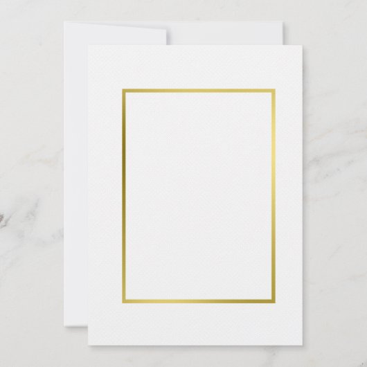 Gold Botanische Sukkuline Save the Date Einladung (Rückseite)