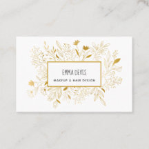 Gold Botanischer Schönheitssalon Haar Dresser Erne