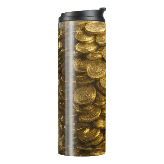 Gold Bottle Thermosbecher (Nach links gedreht)