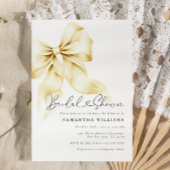 Gold Bow Bridal Dusche Einladung