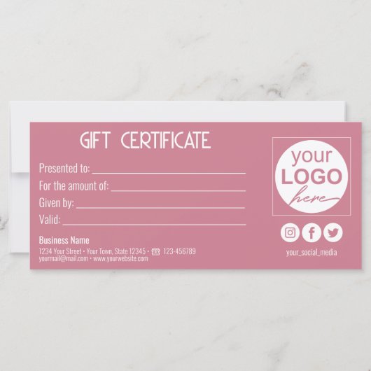 Gold Bow Festivals Moderne rosa Geschenkboxen Gesc (Rückseite)