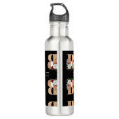 Gold Bow Water Flasche Edelstahlflasche (Rückseite)