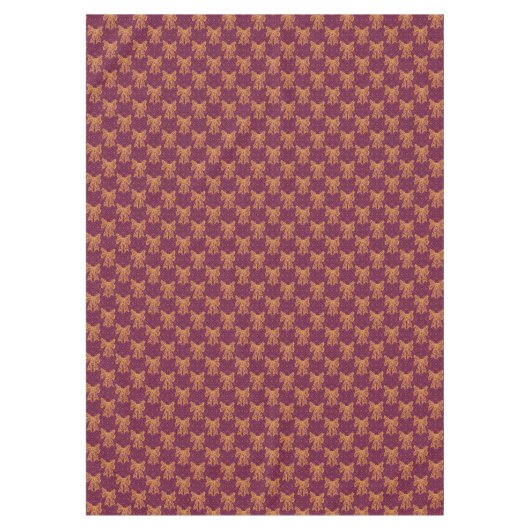 Gold Bows Tablecloth Tischdecke (Vorderseite)