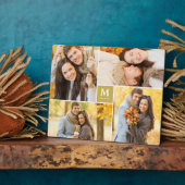 Gold Box Zeitlose Monogram Wedding Foto Easel Fotoplatte (Seite)