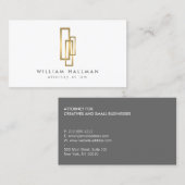 Gold Boxen Professionell elegante Visitenkarte (Vorne/Hinten)