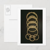Gold Bracelets aus dem Ertsfield Treasure, 4. Postkarte (Vorne/Hinten)